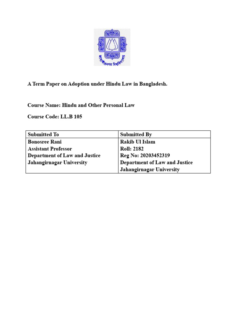 a-term-paper-on-adoption-in-hindu-law-in-bangladesh-pdf