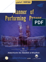 MANNER OF PERFORMING PRAYER