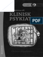 Christer Allgulander - Introduktion Till Klinisk Psykiatri (2008, Studentlitteratur)
