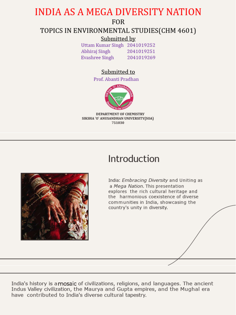 India: A Mega Diversity Nation | PDF | Multiculturalism
