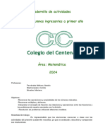 MATEMÁTICA CDC Cuadernillo Ingresantes 2024