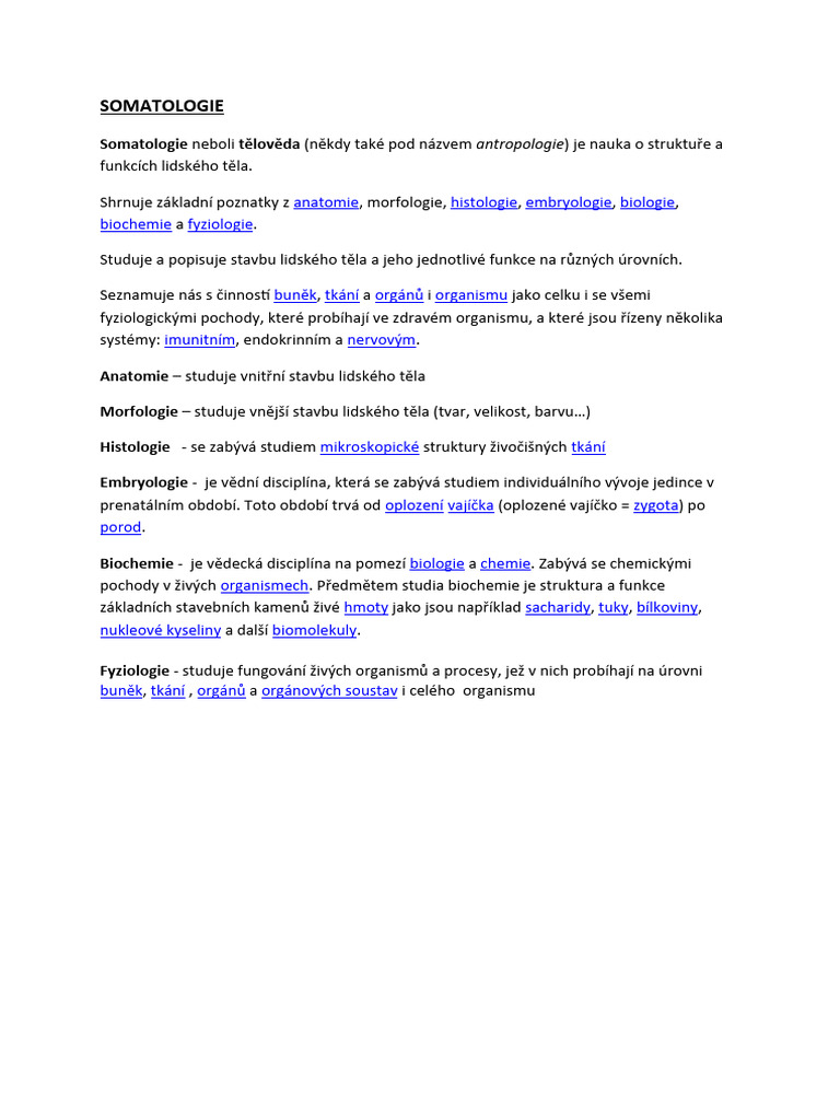 Biologie Člověka | PDF