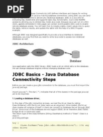 JDBC Basics - Java Database Connectivity Steps