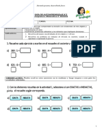 5°A-B Division 3 Digitos Dividendo GUIA 2