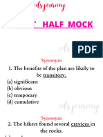 Afcat Half Mock?