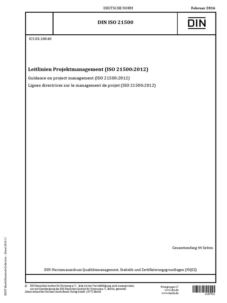 Iso 21500 pdf