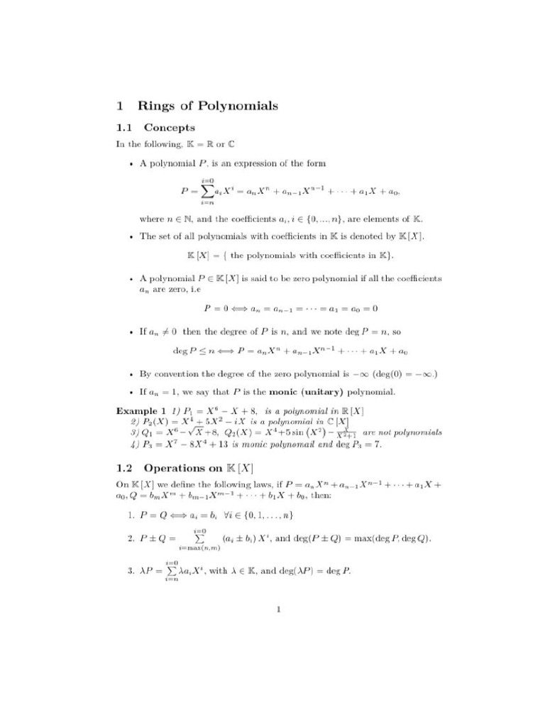 Algebra 3 | PDF