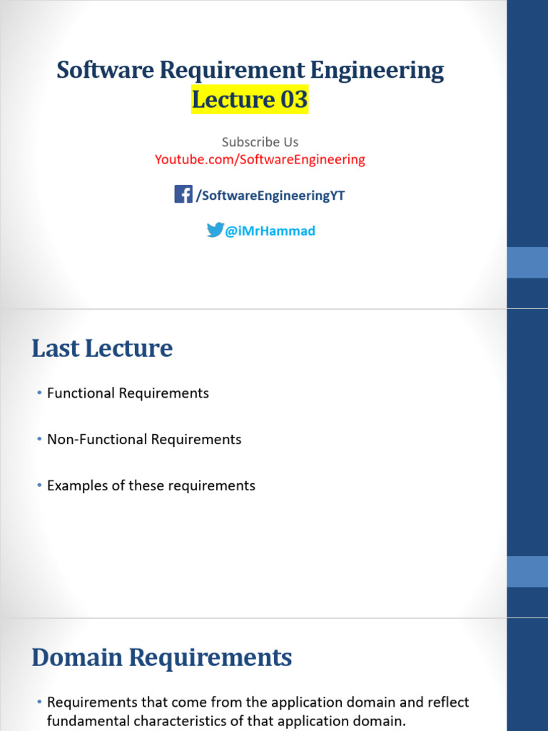 03 Requirment Engineering | PDF