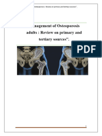 Management of Osteoporosis