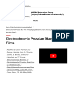 Electrochromic Prussian Blue Thin Films - MRSEC Education Group - UW-Madison