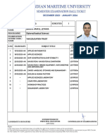 Bhavin Hall Ticket Sem-1