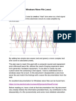 Disecting Wave File Hex Editor