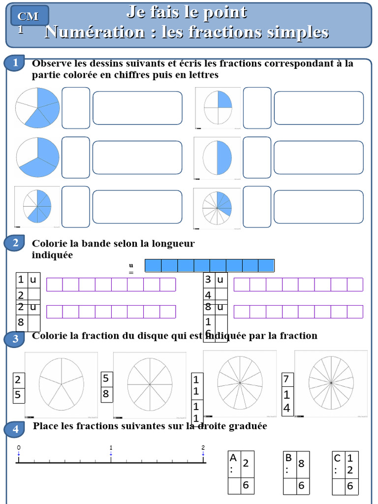 Evaluation sur les fractions simples | PDF