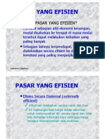 Pasar Efisien