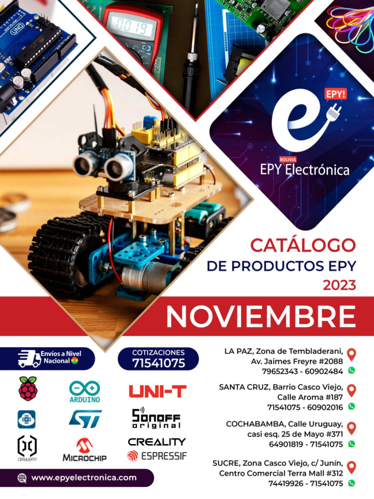 Catálogo EPY Electrónica Noviembre 2023 | PDF
