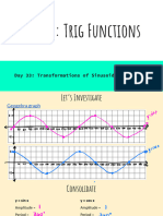 Day 33 - Transformations of Sinusoidal Functions