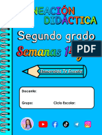 ? 2° S14 S15 PLANEACIÓN DIDÁCTICA ? Esmeralda Te Enseña ?