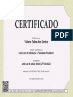 Certificado - Viviane Sales Dos Santos