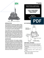 Specifications, Applications, Service Instructions & Parts: Ha2A & Ha2B Series Small Pressure Regulators