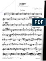Stravinsky - Octeto Para Instrumentos de Sopros Trompete 2