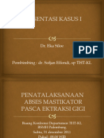 Presentasi Kasus I: Dr. Eka Siloe