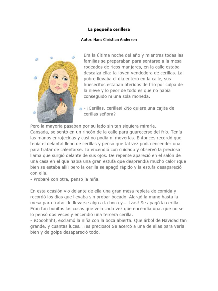 La Pequena Cerillera | PDF