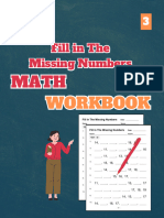Fill in The Missing Numbers Math Workbook, Level 3