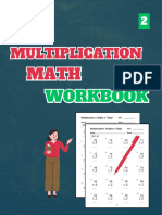 Multiplication Math Workbook, Level 2