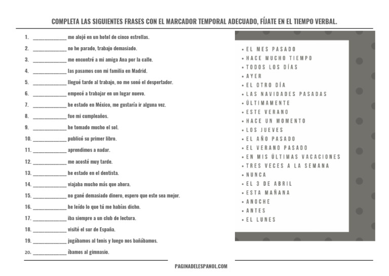 Marcadores temporais pdf