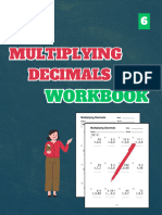 Multiplying Decimals Workbook, Level 6