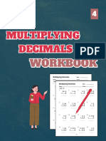 Multiplying Decimals Workbook, Level 4