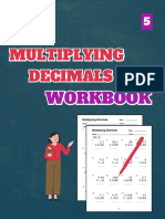 Multiplying Decimals Workbook, Level 5