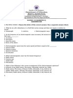 Science 10 - Quarter 2 - Examination