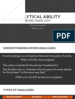 Analytical Ability