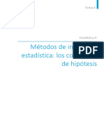 Tema4 Métodos de Inferencia Estadstica Los Contrastes de Hipotesis