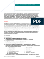 Assessment-Guidelines Portfolios