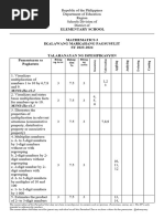 PERIODICAL TEST Q2 MATH3 Edumaymaylauramosangie