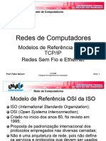 Rede de Computadores Nodelos de Referencia Osi