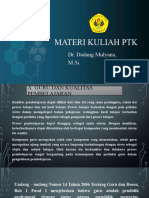 MATERI KULIAH PTK Pertemuan 1 dan 2