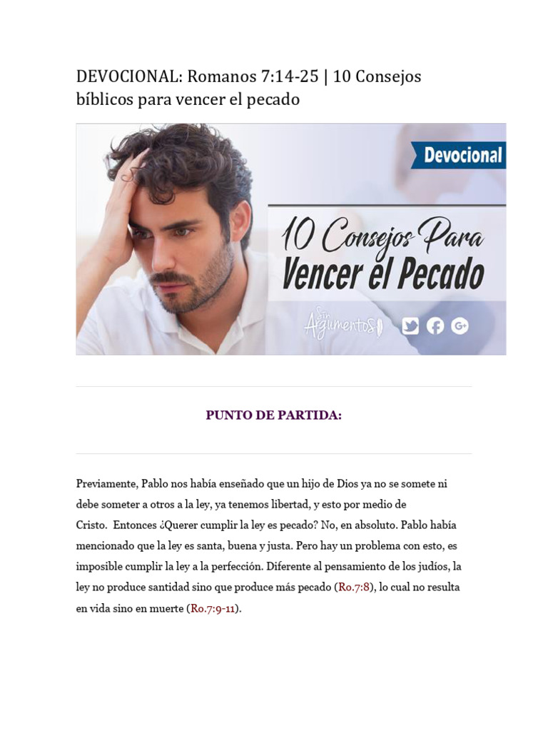 resumen de romanos 7 14 25