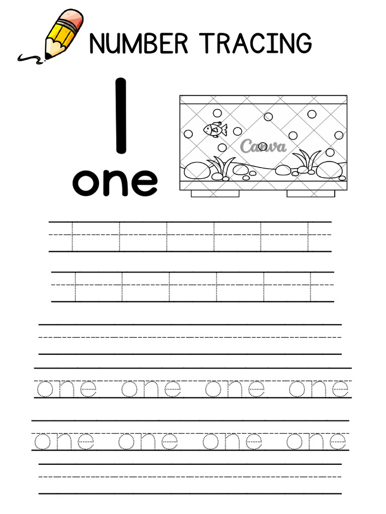 Number Tracing | PDF