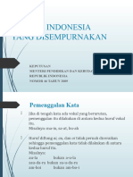 Pedoman Eyd Bahasa Indonesia