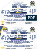 Copy of Copy of Blue and Yellow Modern Volleyball MVP Sports Certificate