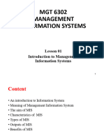 lesson 01 new 1-MIS-- Introduction to Management Information System