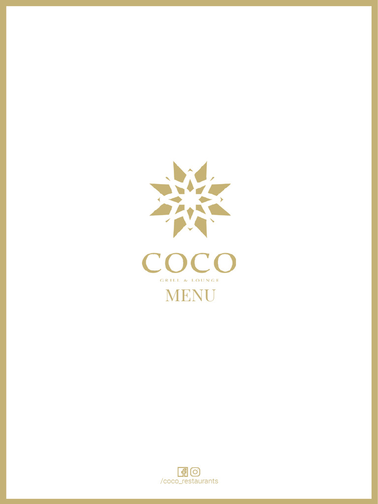 Coco Grill Main Menu PDF