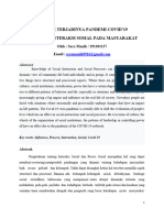 Dampak Terjadinya Pandemi Covid 19 Terhadap Interaksi Sosial Pada Masyarakat-Sera Manik-191101137-Sem 4 A