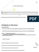 Thematic Structure of A Raisin in The Sun