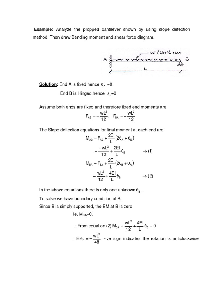 Solved problems in slope delfection 2 89 pdf