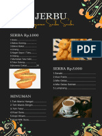 Black Modern List Menu Cafe & Resto Menu 2