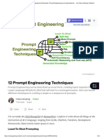 12 Prompt Engineering Techniques